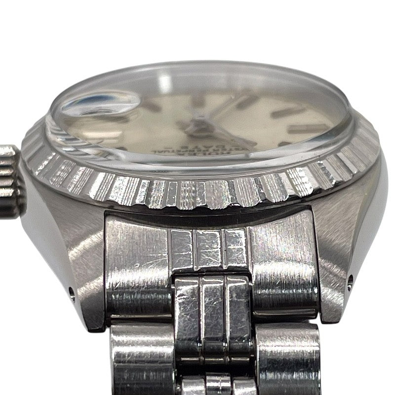 ロレックス ROLEX オイスターパーペチュアルデイト 6924 シルバー SS 自動巻き レディース 腕時計 ロレックス ROLEX オイスターパーペチュアルデイト 6924 シルバー SS