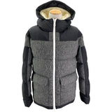 モンクレール MONCLER ROBERT ダウンジャケット G20911A00129 グレー ウール メンズ ダウンジャケット