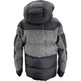 モンクレール MONCLER ROBERT ダウンジャケット G20911A00129 グレー ウール メンズ ダウンジャケット