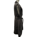 theory luxe カシミヤ混ジレコート 5302130 ブラウン ウール レディース その他アウター