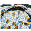 ロエベ LOEWE × Paulas Ibiza 総柄半袖シャツ S2299571P0 ブルー ポリエステル レディース 半袖シャツ