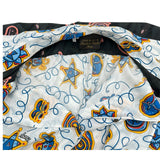 ロエベ LOEWE × Paulas Ibiza 総柄半袖シャツ S2299571P0 ブルー ポリエステル レディース 半袖シャツ