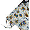 ロエベ LOEWE × Paulas Ibiza 総柄半袖シャツ S2299571P0 ブルー ポリエステル レディース 半袖シャツ