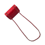 シャネル CHANEL ミニマトラッセ20 A69900 レッド ラム レディース ショルダーバッグ