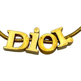 クリスチャン・ディオール Christian Dior ロゴネックレス ゴールド メタル レディース ネックレス