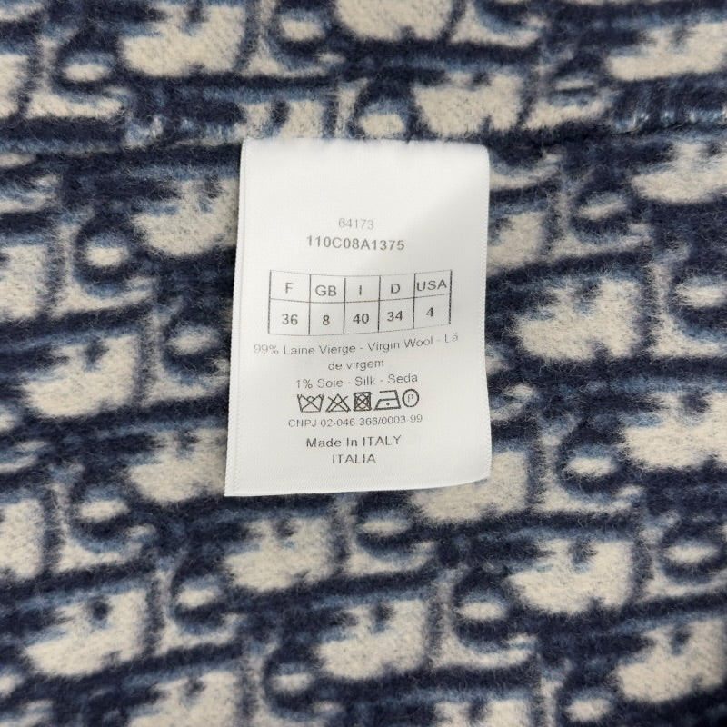 クリスチャン・ディオール Christian Dior オブリーク総柄ダブル
