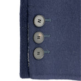 クリスチャン・ディオール Christian Dior オブリーク総柄ダブルフェイスピーコート 110C08A1375 ネイビー ウール レディース ピーコート