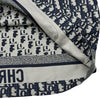 クリスチャン・ディオール Christian Dior オブリーク総柄半袖シルクシャツ 121V46A6608 ネイビー シルク レディース 半袖シャツ