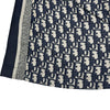 クリスチャン・ディオール Christian Dior オブリーク総柄シルクショートパンツ 121P20A6608 ネイビー シルク レディース ショートパンツ