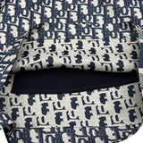 クリスチャン・ディオール Christian Dior オブリーク総柄シルクショートパンツ 121P20A6608 ネイビー シルク レディース ショートパンツ