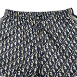 クリスチャン・ディオール Christian Dior オブリーク総柄シルクショートパンツ 121P20A6608 ネイビー シルク レディース ショートパンツ