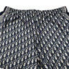 クリスチャン・ディオール Christian Dior オブリーク総柄シルクショートパンツ 121P20A6608 ネイビー シルク レディース ショートパンツ