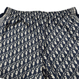 クリスチャン・ディオール Christian Dior オブリーク総柄シルクショートパンツ 121P20A6608 ネイビー シルク レディース ショートパンツ