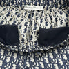 クリスチャン・ディオール Christian Dior オブリーク総柄シルクショートパンツ 121P20A6608 ネイビー シルク レディース ショートパンツ