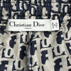 クリスチャン・ディオール Christian Dior オブリーク総柄シルクショートパンツ 121P20A6608 ネイビー シルク レディース ショートパンツ