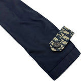 クリスチャン・ディオール Christian Dior オブリーク総柄トレンチコート 847M84A3722 ブラック コットン レディース トレンチコート