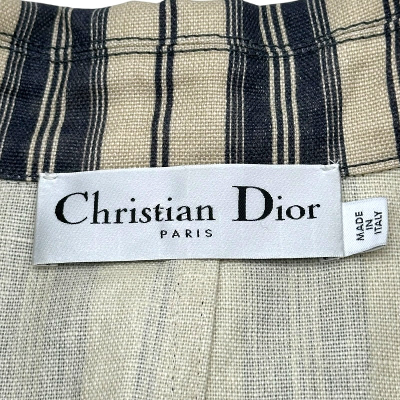 クリスチャン・ディオール Christian Dior BEE刺繍ストライプダブル