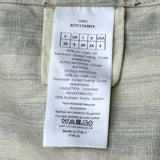 クリスチャン・ディオール Christian Dior BEE刺繍ストライプダブルブレストブルゾン 027C17A3970 ベージュ/ネイビー リネン ユニセックス ブルゾン