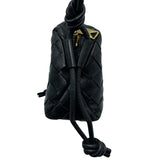 ボッテガ・ヴェネタ BOTTEGA VENETA ミニループカメラバッグ 723547 ブラック ゴールド金具 レザー レディース ショルダーバッグ