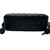ボッテガ・ヴェネタ BOTTEGA VENETA ミニループカメラバッグ 723547 ブラック ゴールド金具 レザー レディース ショルダーバッグ