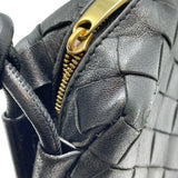 ボッテガ・ヴェネタ BOTTEGA VENETA ミニループカメラバッグ 723547 ブラック ゴールド金具 レザー レディース ショルダーバッグ