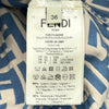 フェンディ FENDI FF総柄半袖ニットカットソー FZXC72 ブルー コットン レディース ニット