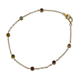 K18 マルチストーンブレスレット ゴールド K18 ジュエリー