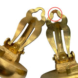 シャネル CHANEL ロゴサークルイヤリング95P ゴールド×パール メタル アクセサリー