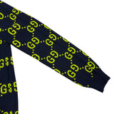 グッチ GUCCI GG総柄ニットセーター 791043 ネイビー コットン メンズ セーター