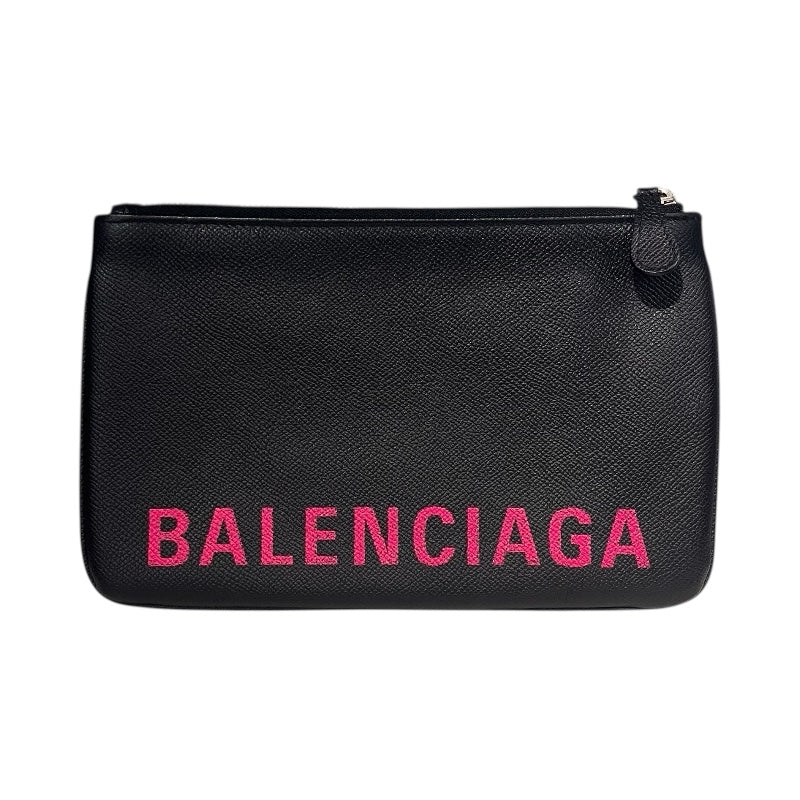 バレンシアガ BALENCIAGA ヴィルクラッチバッグ 545773 ブラック 