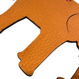 エルメス HERMES プティアッシュチャーム フー/ブラック トゴ/エプソン ユニセックス チャーム