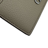 クリスチャン・ディオール Christian Dior カードホルダー カーキ シルバー金具 レザー レディース カードケース
