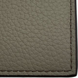 クリスチャン・ディオール Christian Dior カードホルダー カーキ シルバー金具 レザー レディース カードケース
