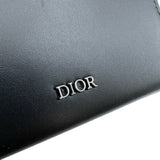 クリスチャン・ディオール Christian Dior コインケース ブラック シルバー金具 レザー ユニセックス コインケース