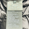 プラダ PRADA トライアングルロゴファー付きダウンジャケット 28G060 ネイビー ポリエステル レディース ダウンジャケット