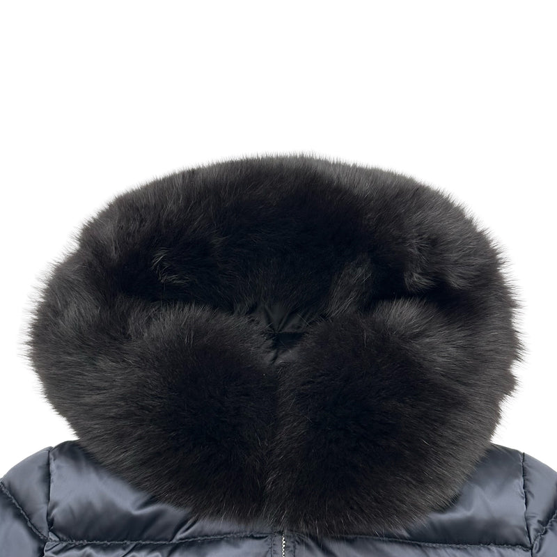 PRADA レディース ダウンジャケット ファー付き プラダ PRADA トライアングルロゴファー付きダウンジャケット 28G060