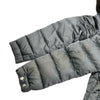 プラダ PRADA トライアングルロゴファー付きダウンジャケット 28G060 ネイビー ポリエステル レディース ダウンジャケット