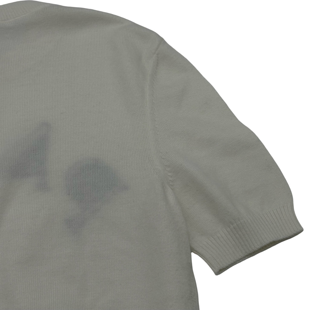 半袖サマーニット KN0688045001W ホワイト コットン レディース 半袖Ｔシャツ 半袖サマーニット KN0688045001W ホワイト コットン レディース 半袖T