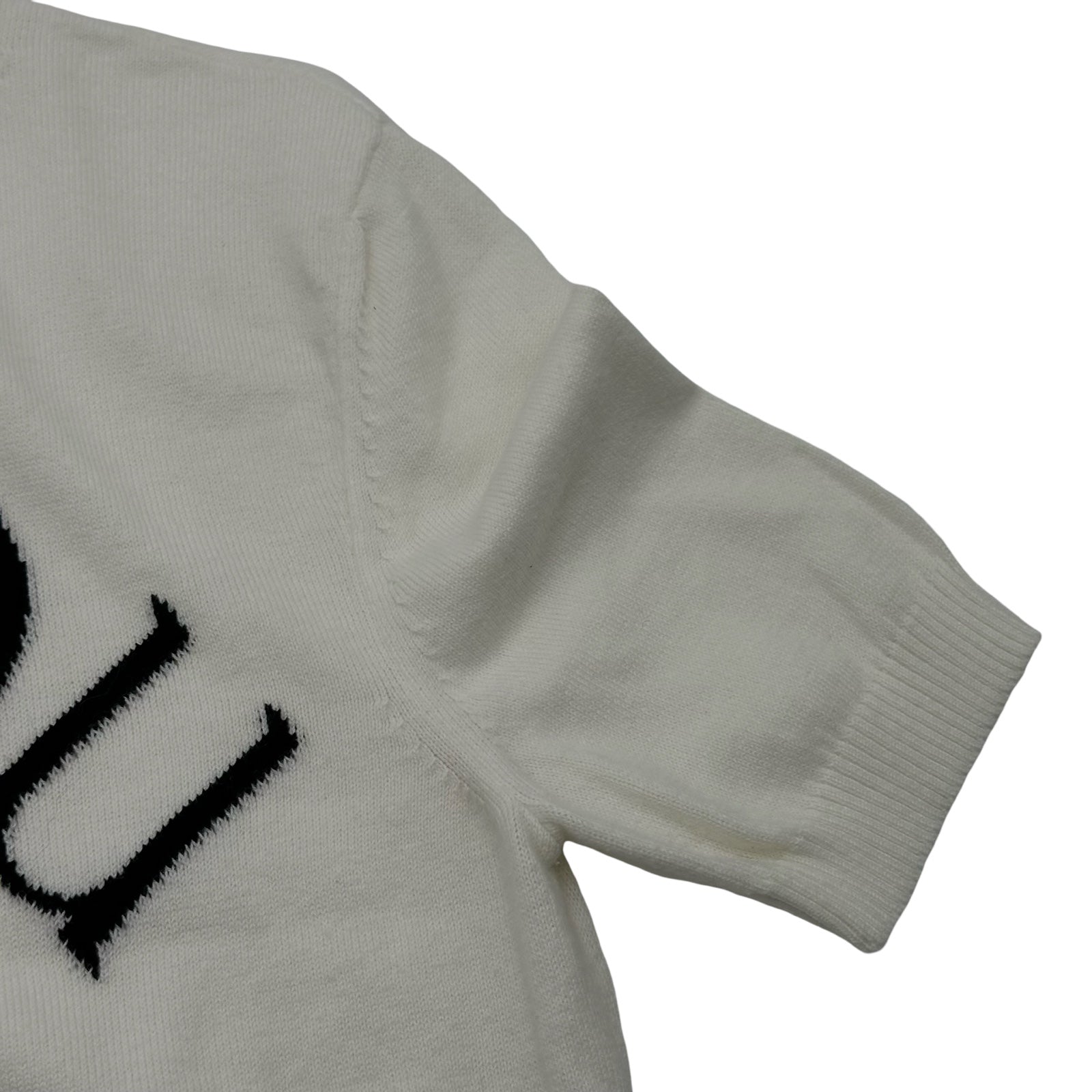 半袖サマーニット KN0688045001W ホワイト コットン レディース 半袖Ｔシャツ 半袖サマーニット KN0688045001W ホワイト コットン レディース 半袖T