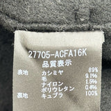 フォクシー FOXEY カシミヤ混ロングコート 27705 ブラック カシミヤ レディース その他アウター