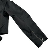 FOXEY BOUTIQUE サテンライダースジャケット 39141 ブラック ポリエステル レディース ライダースジャケット
