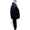 FOXEY BOUTIQUE サテンライダースジャケット 39141 ブラック ポリエステル レディース ライダースジャケット
