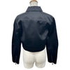 FOXEY BOUTIQUE サテンライダースジャケット 39141 ブラック ポリエステル レディース ライダースジャケット