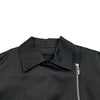 FOXEY BOUTIQUE サテンライダースジャケット 39141 ブラック ポリエステル レディース ライダースジャケット