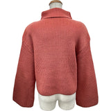 フォクシー ニューヨーク FOXEY NEW YORK Petit Gateaux ハイネックセーター 40007 ピンク コットン レディース セーター