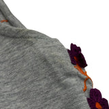 プラダ PRADA 花柄刺繍ノースリーブカットソー 39412 グレー コットン レディース その他トップス