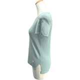 DAISY LIN for FOXEY カシミヤ半袖ニットカットソー 32398 グリーン カシミヤ レディース カットソー