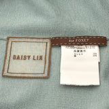 DAISY LIN for FOXEY カシミヤ半袖ニットカットソー 32398 グリーン カシミヤ レディース カットソー