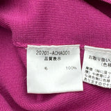 フォクシー FOXEY BOUTIQUE タートルネック ノースリーブニットカットソー 20701 ピンク ウール レディース カットソー