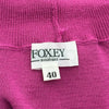 フォクシー FOXEY BOUTIQUE タートルネック ノースリーブニットカットソー 20701 ピンク ウール レディース カットソー